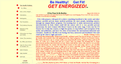 Desktop Screenshot of getenergized.com
