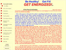 Tablet Screenshot of getenergized.com
